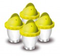 Eggciters™ за яйца -комплект силиконови формички за варене на яйца без черупка
